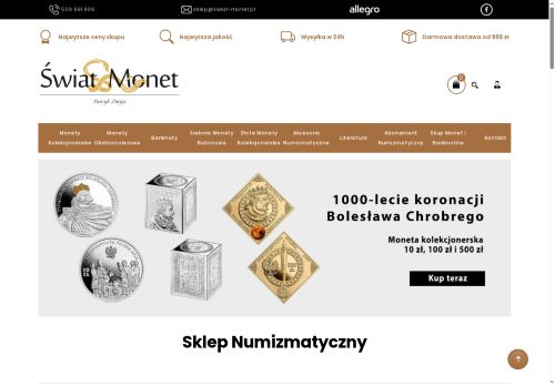 Świat Monet Sklep Numizmatyczny Patryk Żmija